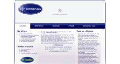 Desktop Screenshot of ajp-entreprises.com
